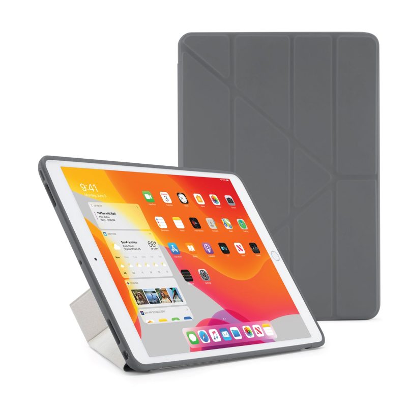 iPad 10.2 2019 origami TPU grey hero