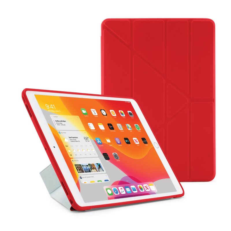 iPad 10.2 2019 origami TPU red hero