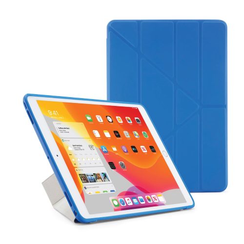 iPad 10.2 2019 origami TPU royal blue hero