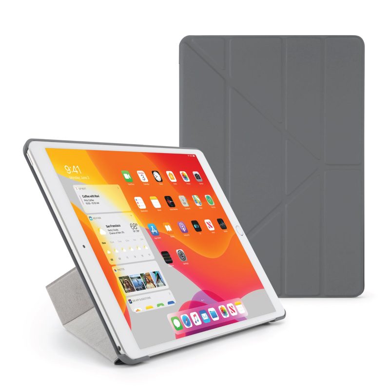 iPad 10.2 2019 origami dark grey hero