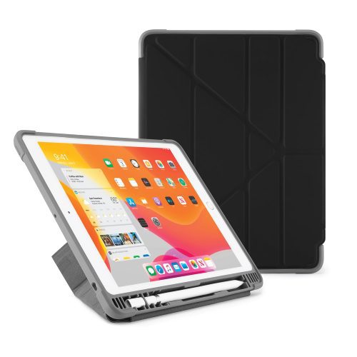 iPad 10.2 origami pencil shield black hero