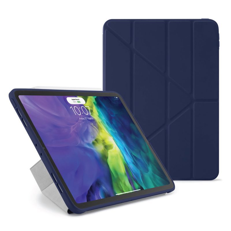 iPad 11 2020 origami TPU dark blue hero