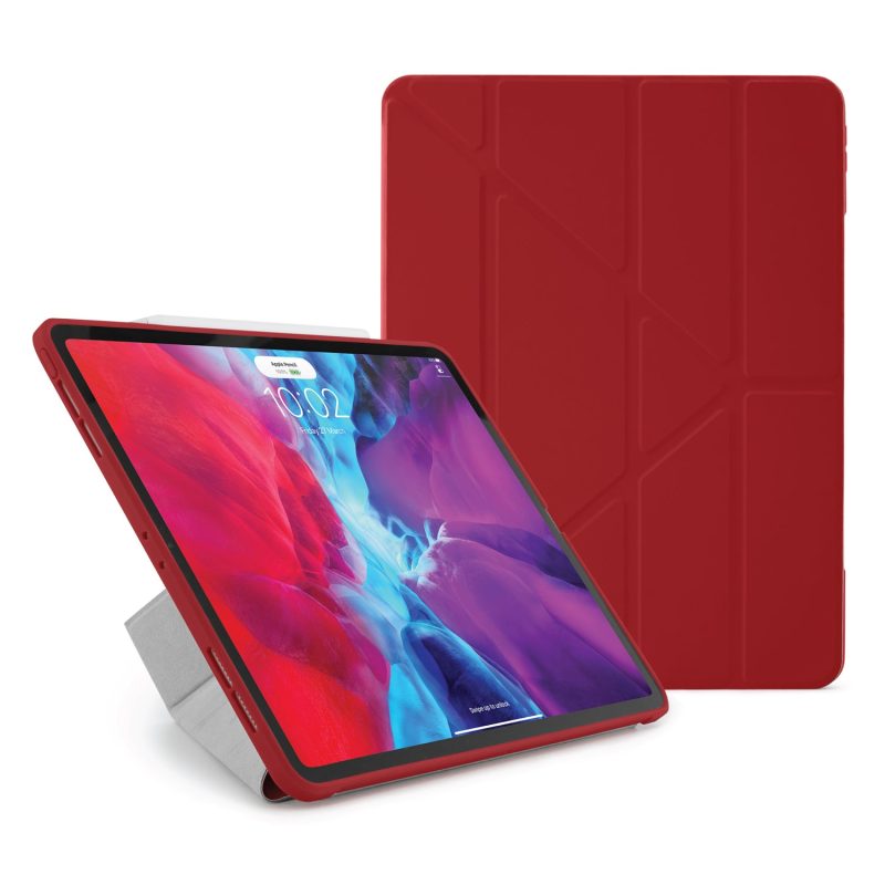 iPad 12.9 2020 origami TPU red hero