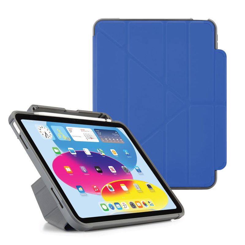 iPad 2022 origami pencil shield royal blue hero