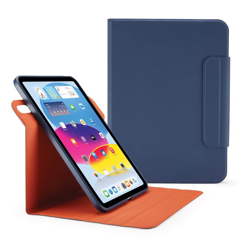 iPad 2022 rotating folio dark blue hero