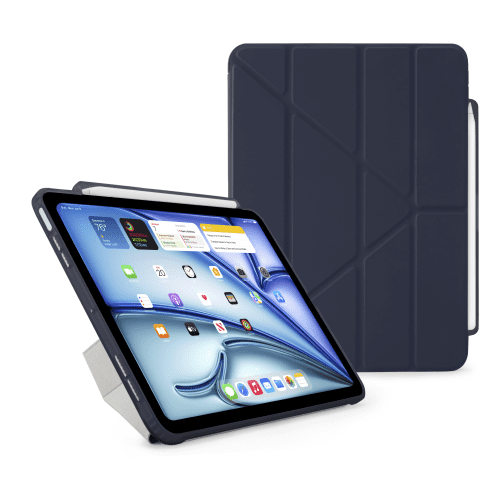 iPad Air 11 2024 Origami No3 Pencil Case DarkBlue hero