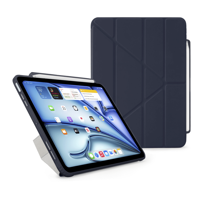 iPad Air 11 2024 Origami No3 Pencil Case DarkBlue hero