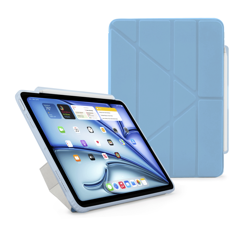 iPad Air 11 2024 Origami No3 Pencil Case LightBlue hero