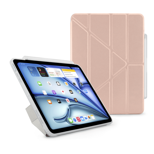 iPad Air 11 2024 Origami No3 Pencil Case MetallicPink hero