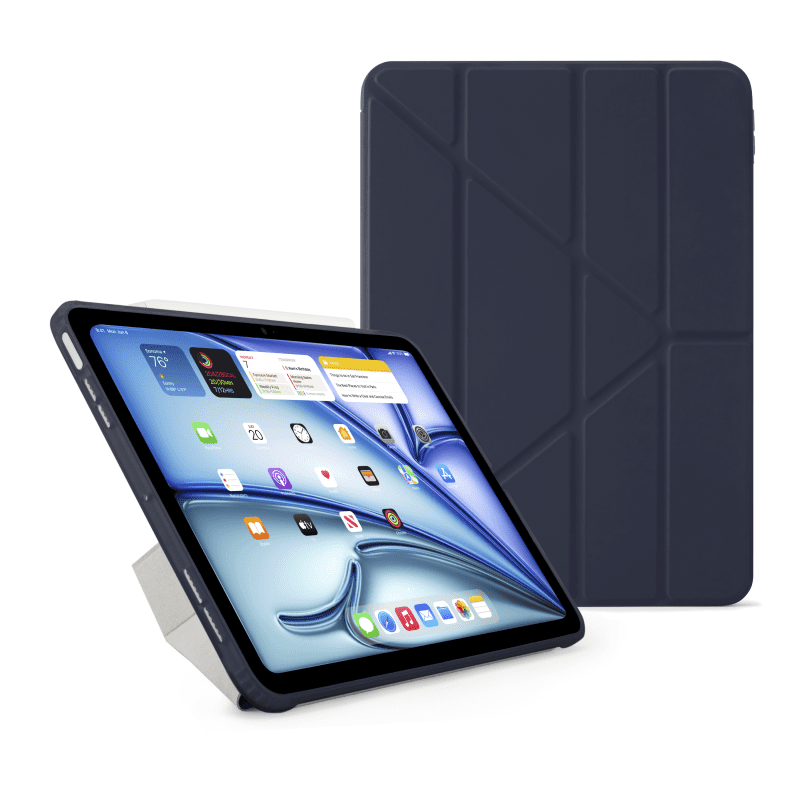 iPad Air 13 2024 Origami No1 Case DarkBlue hero