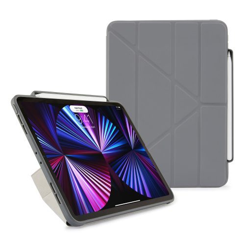 iPad Pro 11 2021 origami pencil case dark grey hero