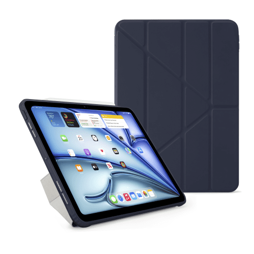 iPad Pro 11 2024 Origami No1 Case Dark Blue hero