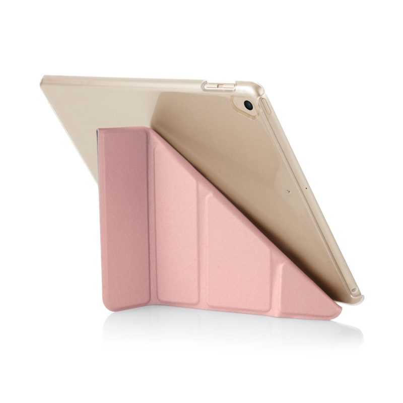 pipetto ipad 9 7 case origami metallic rosegold back